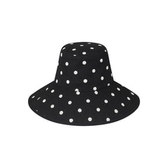 Holiday Bucket - Polka Dot Black