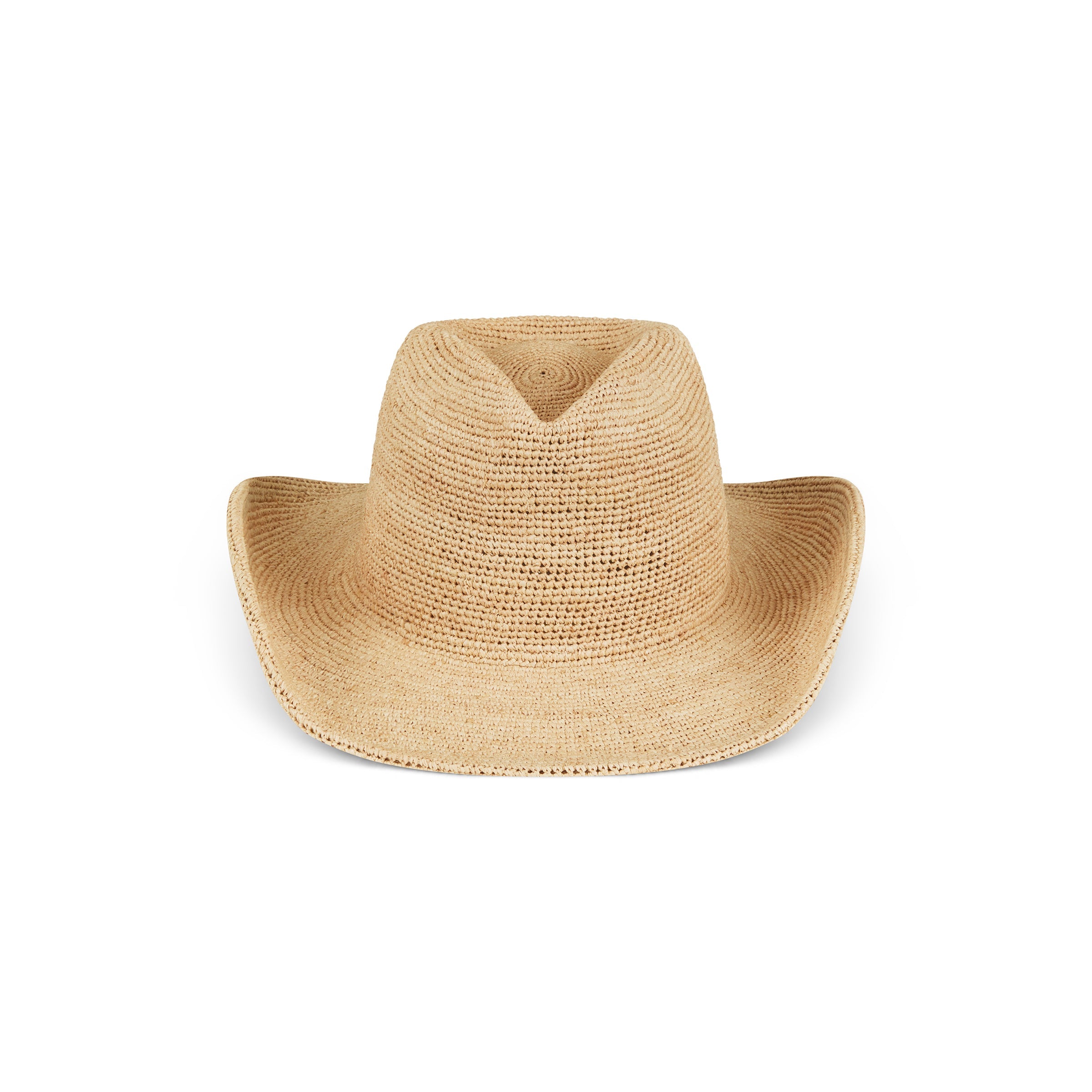 Raffia Western Fedora