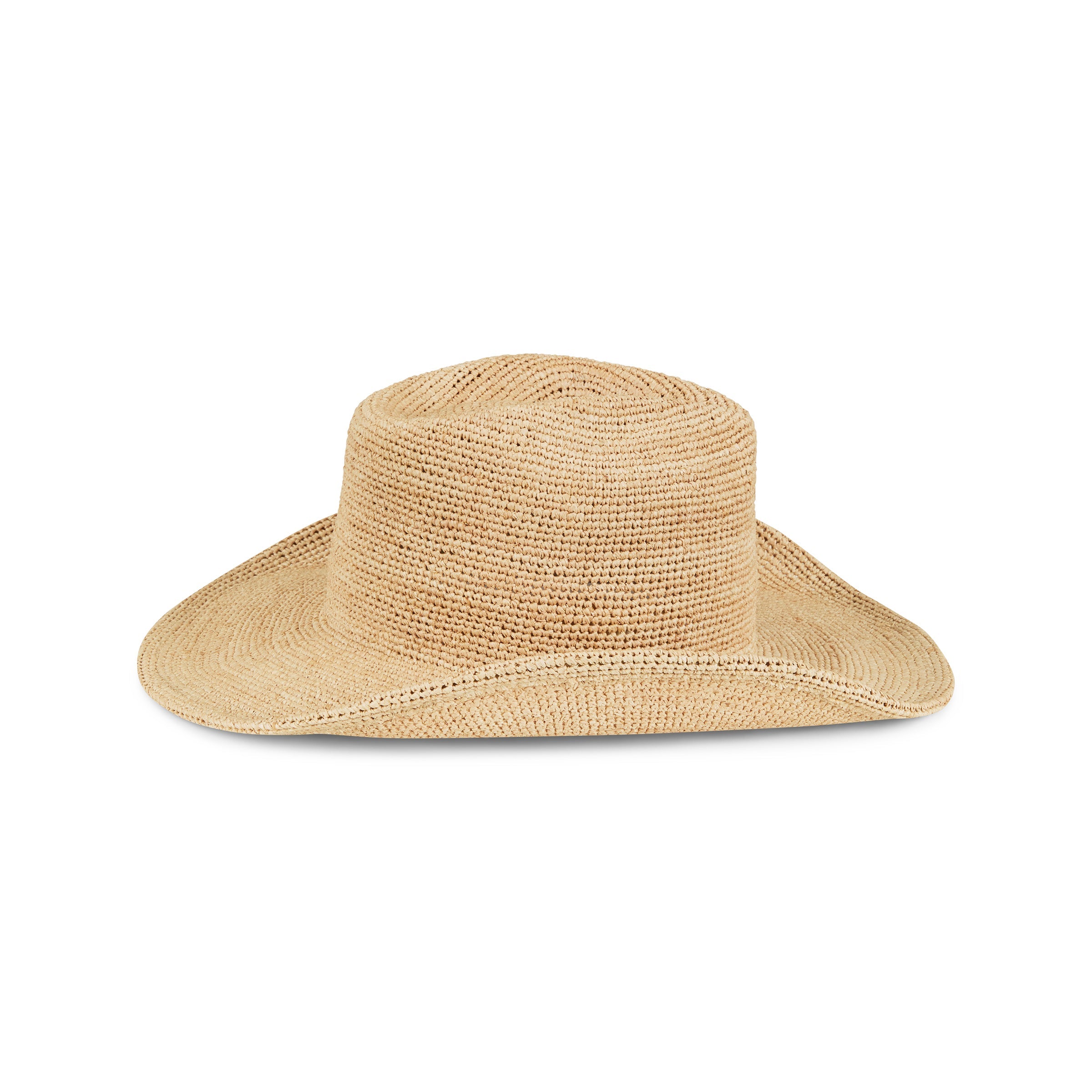 Raffia Western Fedora